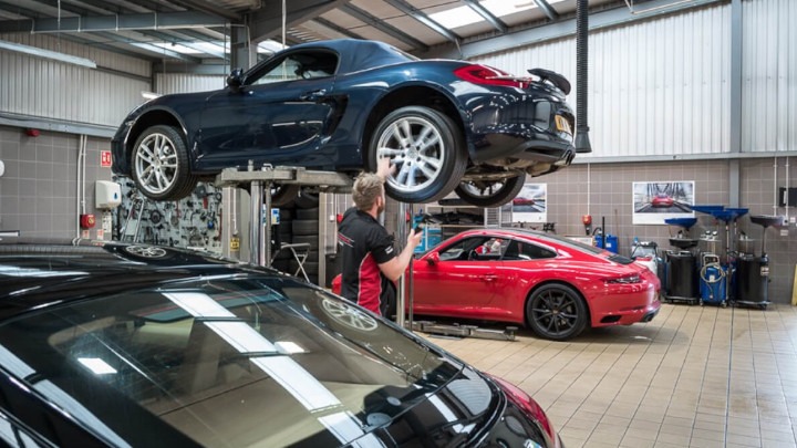 Porsche car repair