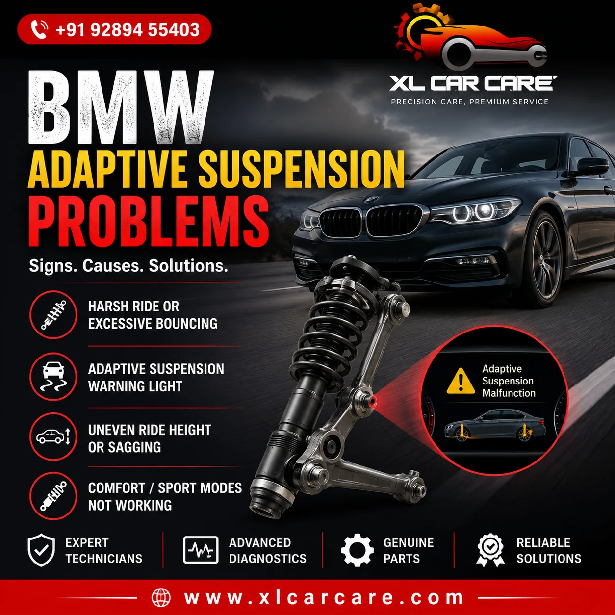 BMW Adaptive Suspension Problems