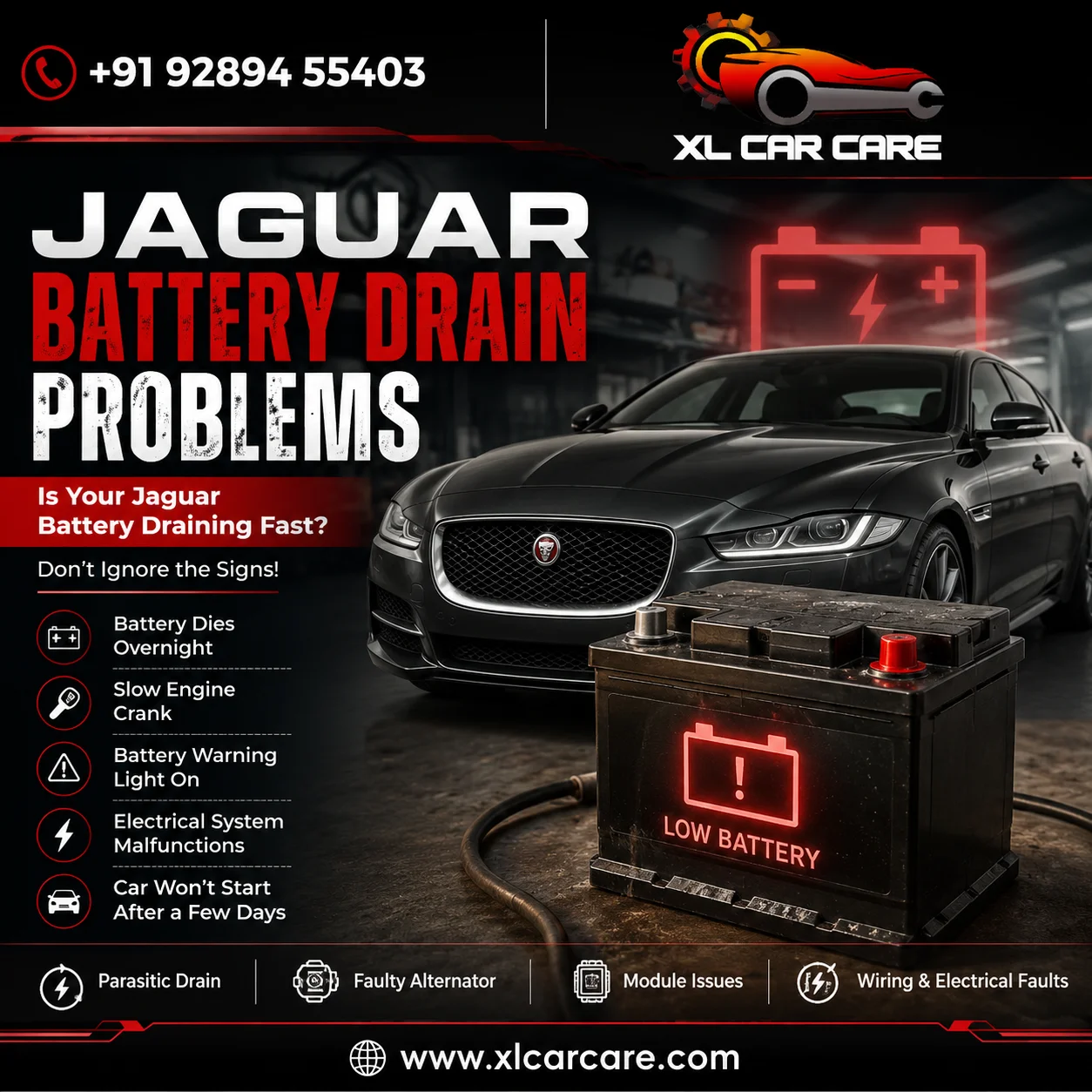 Jaguar Battery Drain Problems