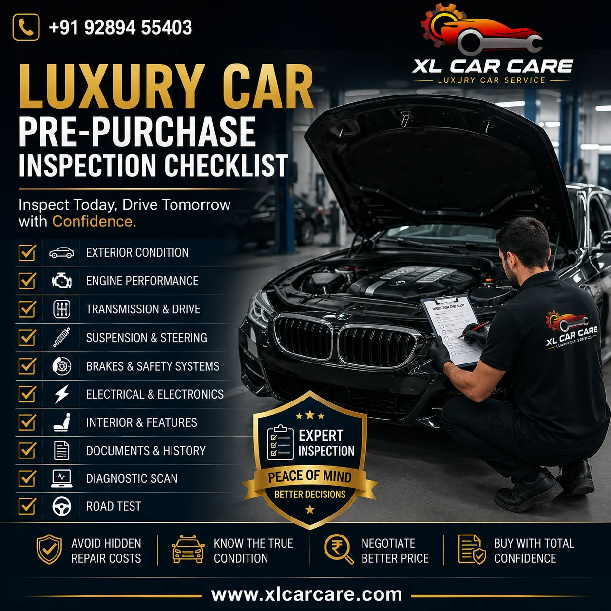 Luxury Car Pre-Purchase Inspection