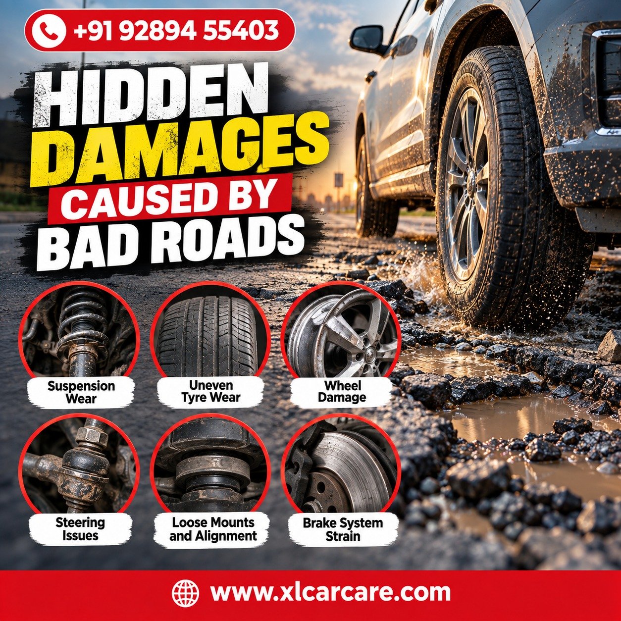 Hidden Damages Caused by Bad Roads