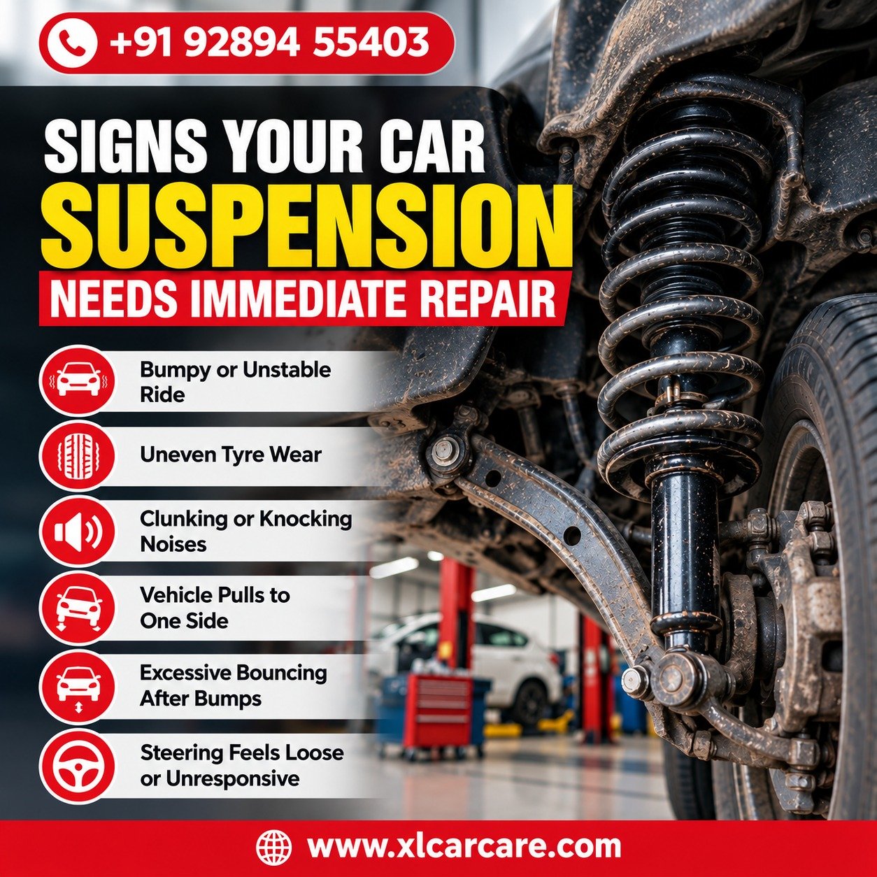 Signs Your Car Suspension Needs Immediate Repair