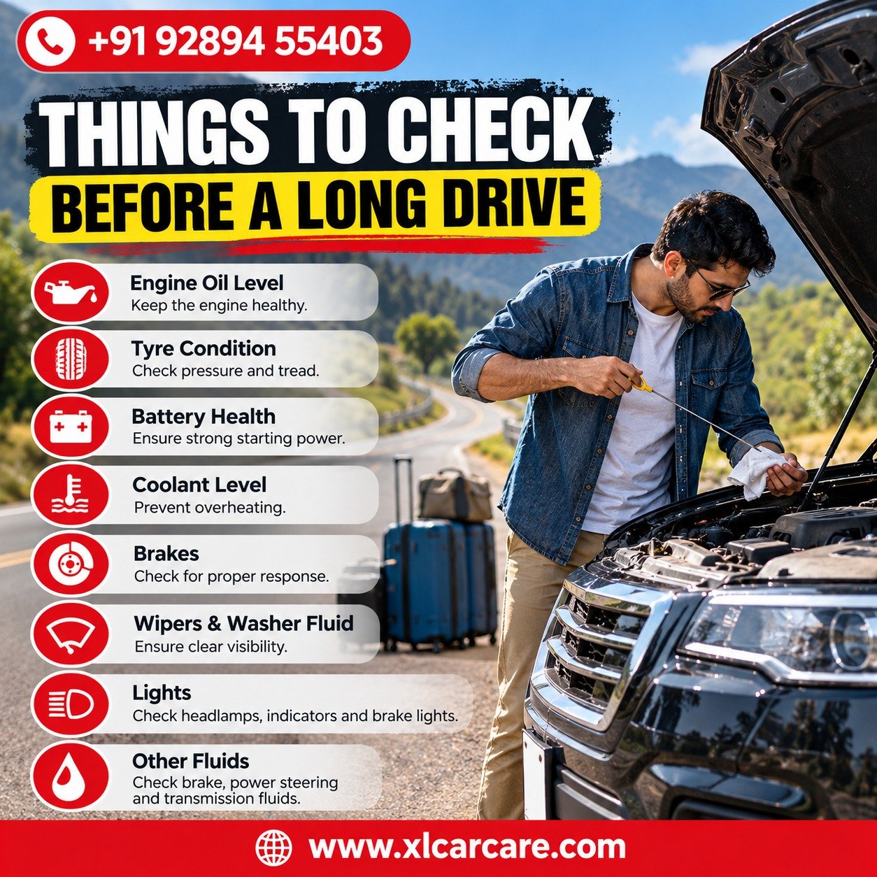 Things to Check Before a Long Drive