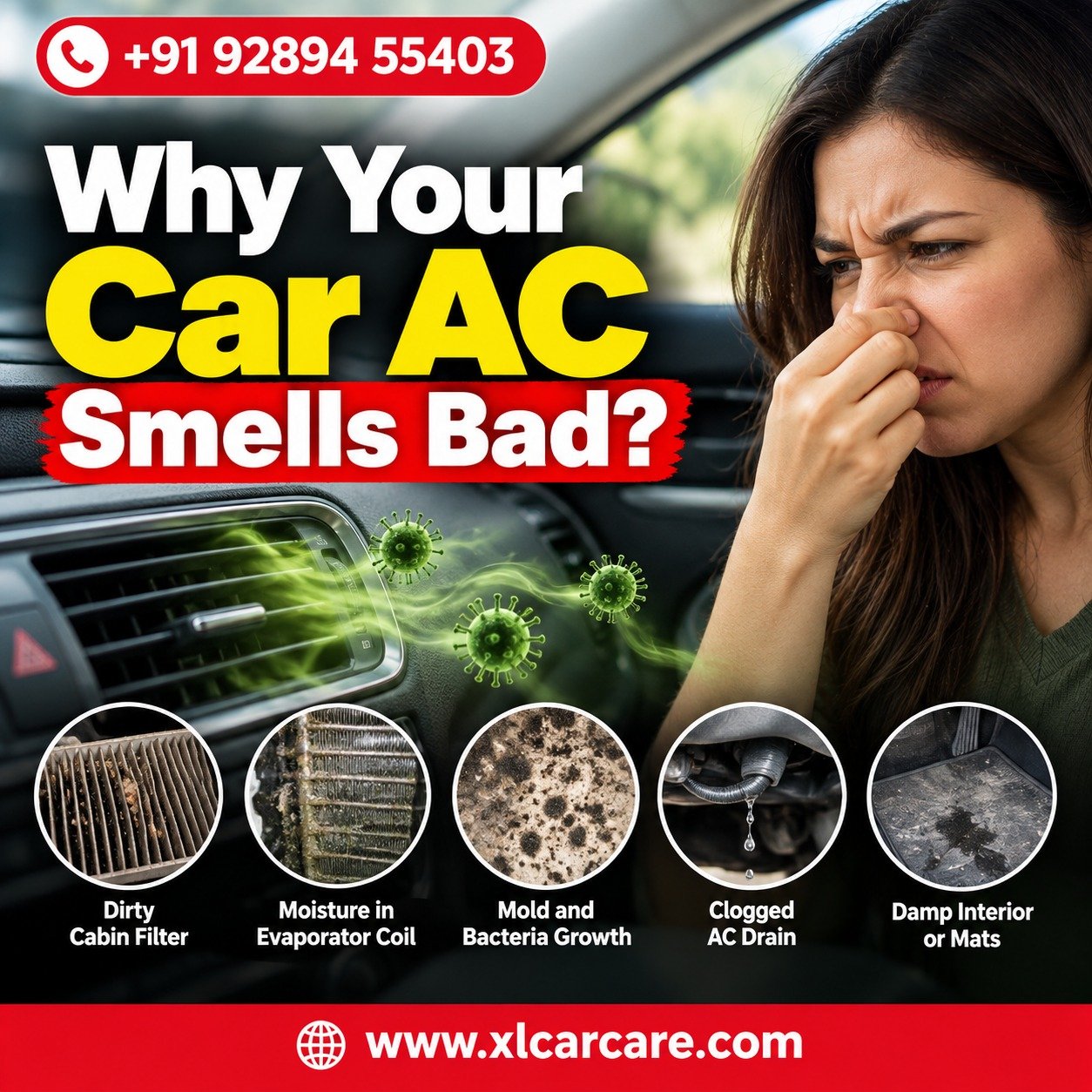 Why Your Car AC Smells Bad